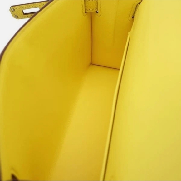 Hermes Epsom Mini Kelly Yellow Designer Handbag - Copy - Picture 7 of 7